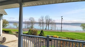 Front porch view of lake