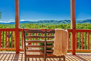 View from deck chairs