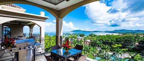 Balcony and magnificent views