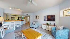 Living Room with HDTV