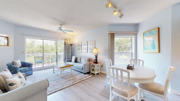 Dining and Living Room Area
