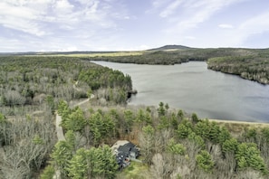 Abuts Belle Marsh Reservoir, Mt. Agamenticus in the distance.