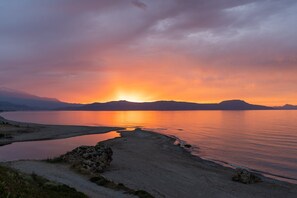 Sunset at the nearest beach
