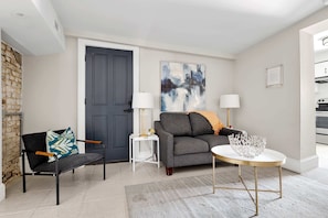 The living room allows for relaxation space for your group