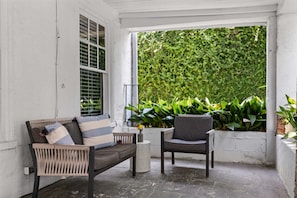 Plenty of room to relax on the outdoor porch