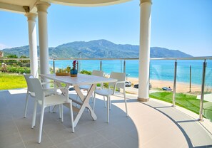 Armikes Beachfront Suite 3 Afionas Corfu By the Balcony