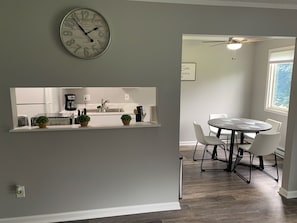 Entrance to kitchen from living room.