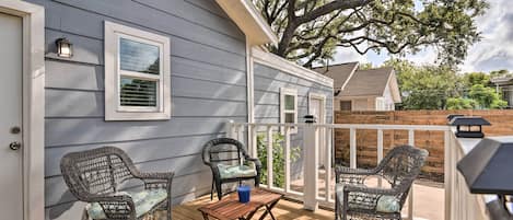 Galveston Vacation Rental | 2BR | 2BA | Stairs Required | 1,040 Sq Ft