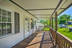 Exterior | Single-Story Home | Dog Friendly w/ Fee | Keyless Entry