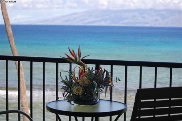 This is your view!  You come to Maui for the Ocean - stay oceanfront.