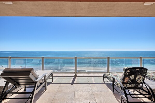 Furnished, Extra Large Wrap Around Patio - Unforgettable Ocean Front Views. Welcome to Cordoba 908.