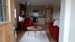 Entrance through to lounge in Duck Pond Cottage