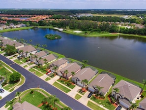 Your villa is on Lake Berkley Resort with 3 lakes
