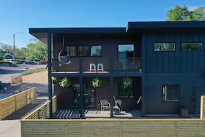 upper deck area and lower private deck off the Primary bedroom