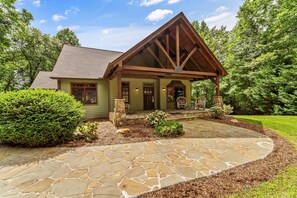 Nice covered entry.