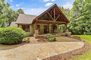 Nice covered entry.