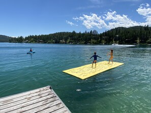 Enjoy summer fun with kayaks and water toys! 