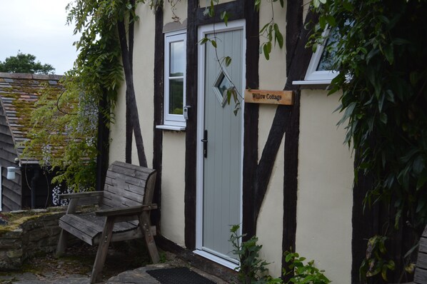 Willow cottage front door