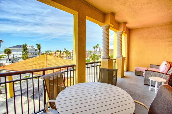 Private Balcony with Gulf Views