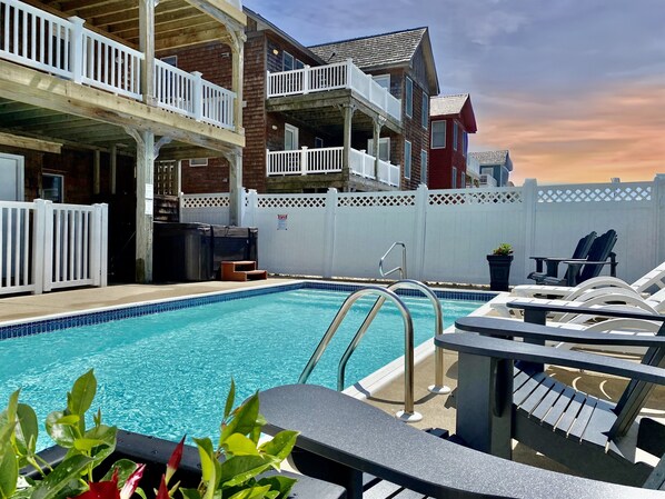 Heated Pool and Luxury Hot Tub