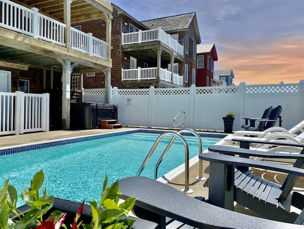 Heated Pool and Luxury Hot Tub