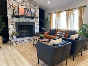 Large Fireplace