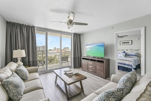 Living room and master bedroom