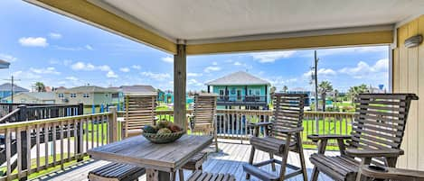 Galveston Vacation Rental | 2BR | 2BA | 1,000 Sq Ft | Stairs Required