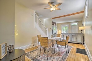 Dining Area | Newly Renovated 122-Year-Old Home