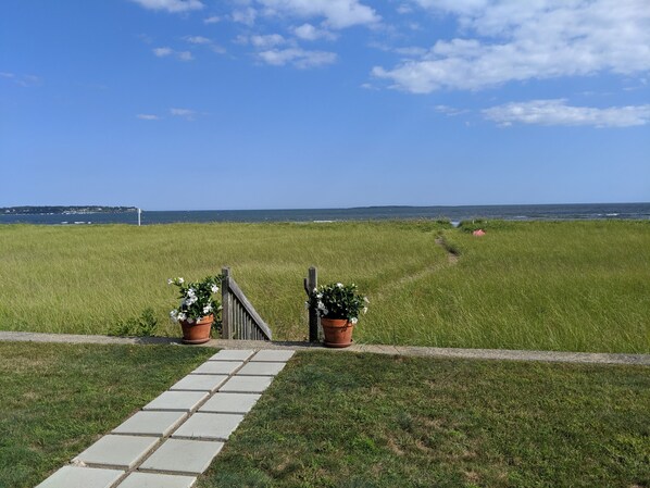 View of Ocean from Front Yard (Summer)