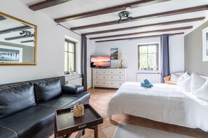 kombiniertes Wohn-und Schlafzimmer
