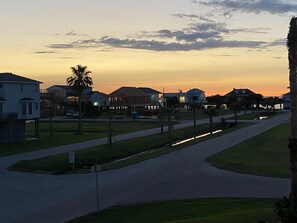 Breathtaking sunset views - this photo taken from our first floor deck!