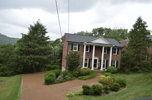 Parking for 3 - 4 cars at different locations along our driveway.
