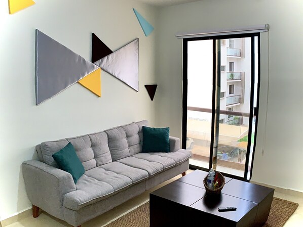 Living room and Sofa Bed