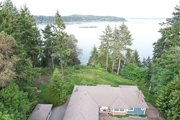 Step outside your private lower level lodging and enjoy the expansive views