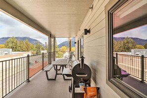 Private Balcony | Traeger Grill | Mountain Views