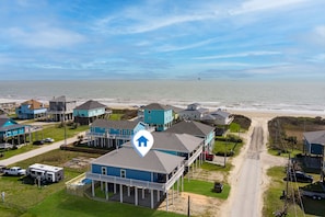 Just a 1 minute walk on this direct access road will have you at the beach!