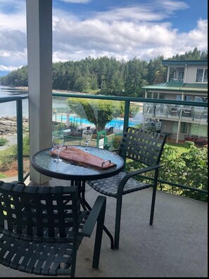 Perfect location for the front deck.  Views of the Salish sea. 
