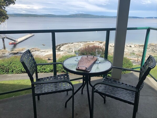 Perfect spot to watch over the Salish Sea. 