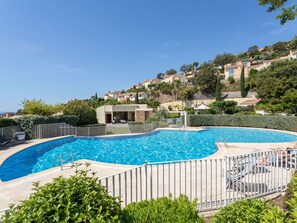 Water, Sky, Plant, Property, Swimming Pool, Building, Azure, Tree, Rectangle, Outdoor Furniture