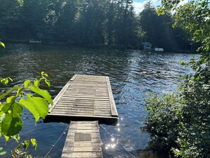 Private dock and mooring on Highland Lake