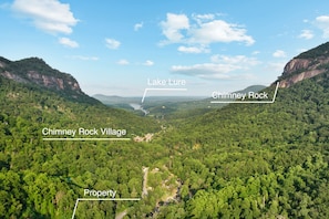 Chimney Base Chalet is just 1 mile down Main Street from Chimney Rock Village and 2 miles from Lake Lure. Fun in the sun and water just minutes away!