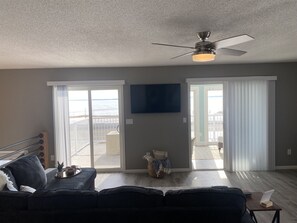 Main living room - views out to the lake