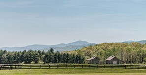 mountain views from the backyard