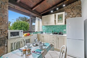 Kitchen and dining area