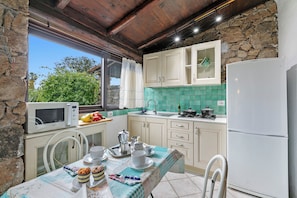 Kitchen and dining area