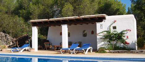 Piscine maison de vacances