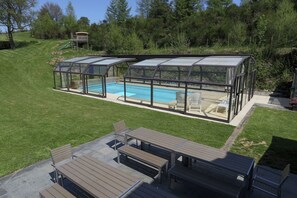 Schwimmbad des Ferienhauses