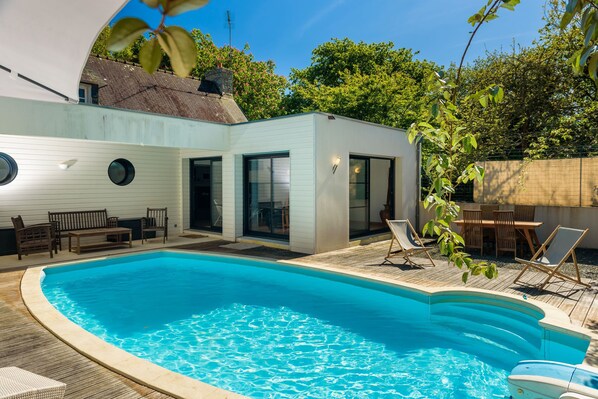 Schwimmbad des Ferienhauses