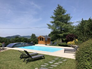 Piscine chauffée et partagée 8m X 4m